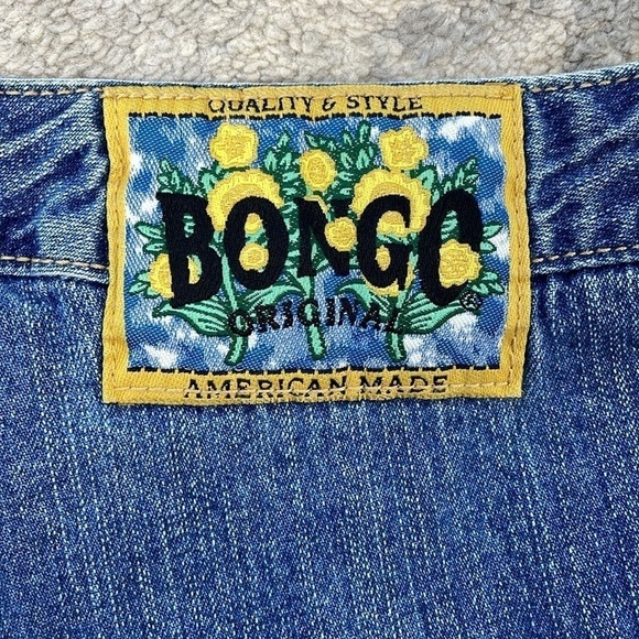 Vintage Bongo by Gene Montesano Bareback Bootcut Jeans Blue Denim Sz 9 - Picture 7 of 13